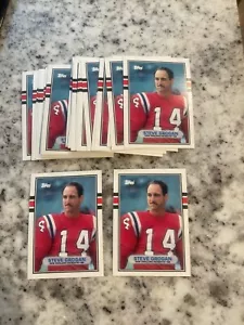 25 CARD LOT 1989 TOPPS TRADED FOOTBALL STEVE GROGAN #126T - Picture 1 of 3