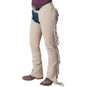 Tough 1 Equitation Chaps Premium Wildleder, Sand, X-Small #63-310 - Bild 1 von 3