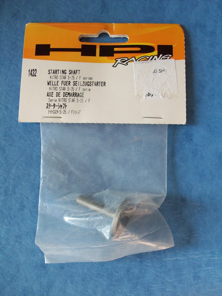 GENUINE HPI 1432 RARE STARTING SHAFT NITRO STAR S-25 F SERIES #1432 NIP - Image 1 of 1