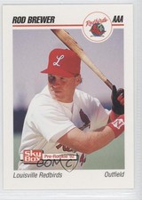 1992 SkyBox Pre-Rookie Louisville Redbirds Rod Brewer #253 Rookie RC