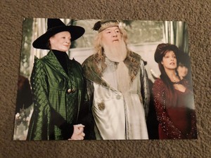 MICHAEL GAMBON & MAGGIE SMITH (HARRY POTTER) UNSIGNED PHOTO- 7x5”