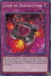 Loop of Destruction LCKC-EN110 Secret YUGIOH Legendary Collection Kaiba - Picture 1 of 1