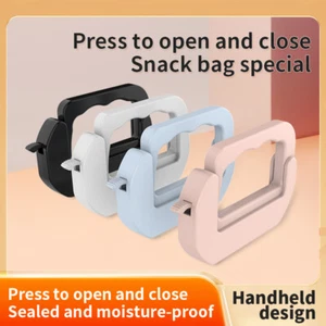 Paquete de 4 clips de bolsa de pan reutilizables para bolsa de supermercado clips de sellado para almacenamiento de alimentos 4x - Imagen 1 de 15