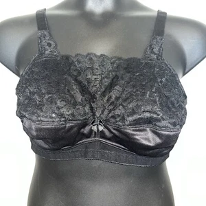 Jodee 2501 Surgical Balanced Fit Mastectomy Bra Black Sz 40 C Wire Free Nwot - Picture 1 of 7