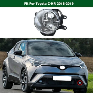 Left Front Bumper Fog Light Driving Lamp with Bulb For Toyota C-HR CHR 2018 2019 - Picture 1 of 12