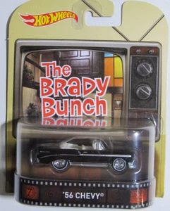 HOT WHEELS 2015 RETRO ENTERTAINMENT THE BRADY BUNCH 1956 CHEVY BEL AIR CONVER RR - Foto 1 di 4
