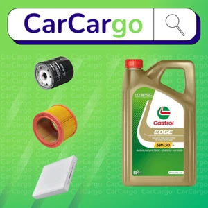 SERVICE KIT FOR Peugeot Partner 1.9 D Diesel 1996-2015 OIL AIR CABIN CASTROL OIL - Picture 1 of 8