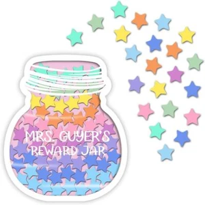 Heart Kids Star Reward Jars Wooden Classroom Reward Jar With Tokens Students - Picture 1 of 27