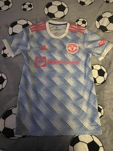 Manchester United 2021-2022 Away Shirt Small Football - Picture 1 of 6