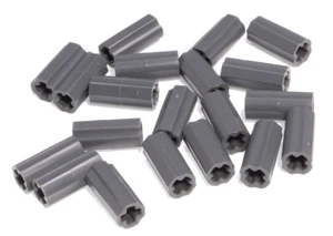 LEGO Technik - 20 Hülsen / Verbinder dunkelgrau / Axle Connector / 6538c NEUWARE - Bild 1 von 1