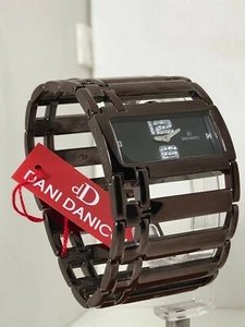 Reloj para mujer Dani Danicci color marron nuevo en acero inoxidable 3 atm - Picture 1 of 11