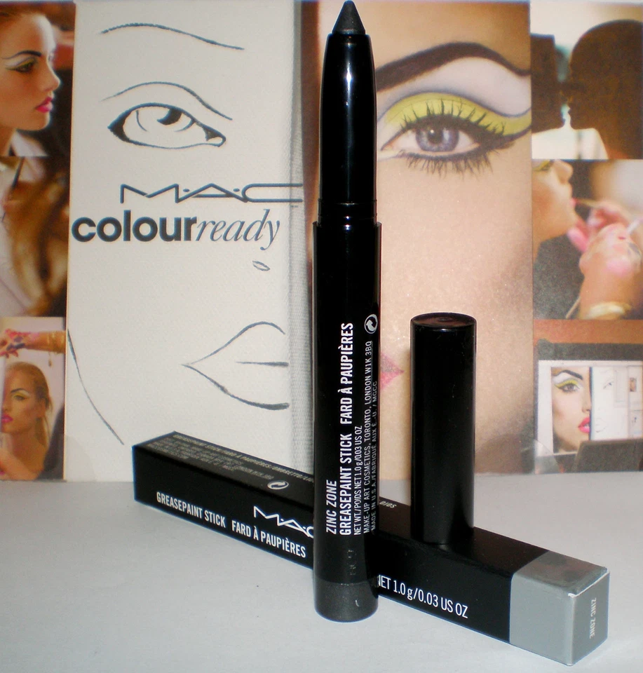 MAC Cosmetics Greasepaint Stick Eye Shadow Liner Eyeliner ZINC ZONE NIB - Image 1 of 1