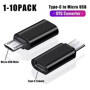 Lot USB 3.1 Type C Female to Micro USB Male Adapter Converter Connector USB-C - Picture 1 of 8