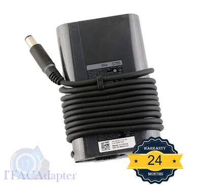 Slim 19.5V 3.34A 65W AC Adapter Charger For Dell Latitude 7250 E7250 7450 E7450 - Image 1 of 4
