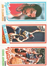 1980-81 Topps Basketball #103 63 Jim Cleamons/261 James Edwards/157 Eddie Jordan