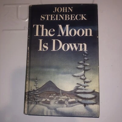 John Steinbeck , The Moon Is Down 1st Ed Dj All Points Present - Mint Inside - - Image 1 of 4