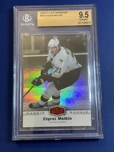 2006-07 Flair Showcase Hockey Base Card Rookie #322 Evgeni MALKIN BGS 9.5 GEM - Picture 1 of 3