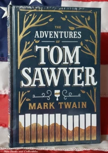 NEW SEALED The Adventures of Tom Sawyer by Mark Twain Bonded Leather HARDCOVER - Imagen 1 de 6