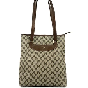 Vintage GUCCI Tasche Schultertasche Leder braun echt #267 - Bild 1 von 12