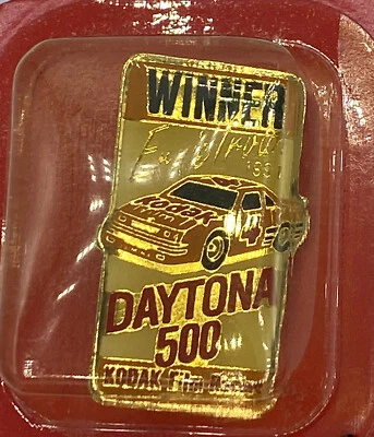 Prendedor de carreras de película Kodak #4 Ernie Irvan Car 1991 ganador de las 500 Daytona como nuevo Foto 1 de 4