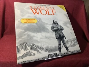 NEVER CRY WOLF (1983) Laserdisc DISNEY Stereo Laser Video Disc SHIPS FREE - Imagen 1 de 3