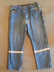 Wrangler Flame Resistant Gr. 36 x 32 Herren Blue Jeans HRC2 2112 Relaxed Fit - Bild 1 von 12