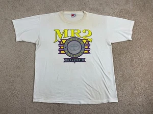 Camiseta Swingster Vintage Para Hombre XL Puntada Única MR2 Edición Limitada Toyota Blanca - Imagen 1 de 12