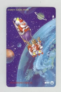Phone Card CHRISTMAS Japan Telephon Card NO Sip Telecom - Picture 1 of 2