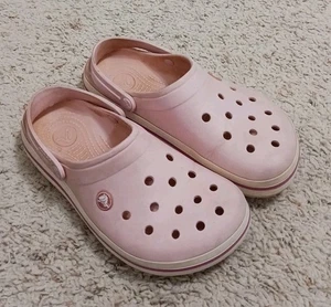 Crocs Crocband Damen Pearl Pink/Wild Orchid Slipper Clog Größe M6 / W8 - Bild 1 von 8