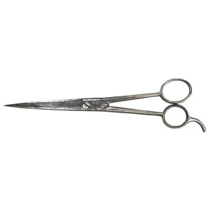 7" Barber Shears Scissors Forged Steel MADE IN USA VINTAGE - Picture 1 of 6