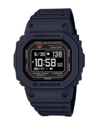 Casio G-Squad DW-H5600-1ER Pulsmessung Bluetooth Solar Schwarz - Bild 1 von 2