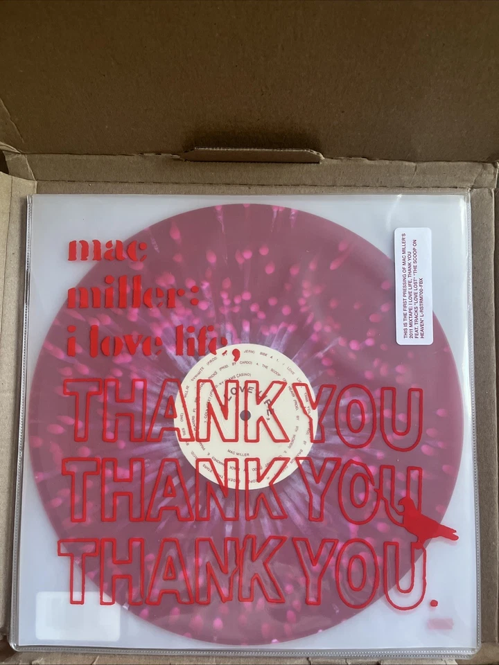 MAC MILLER I Love Life, Thank You Exclusive Red and White Splatter Vinyl LP Foto 1 de 1