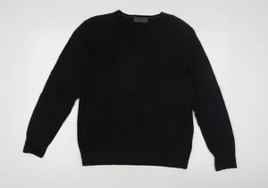 Burton Men's Black V-Neck Pullover Jumper Size M - Picture 1 of 12