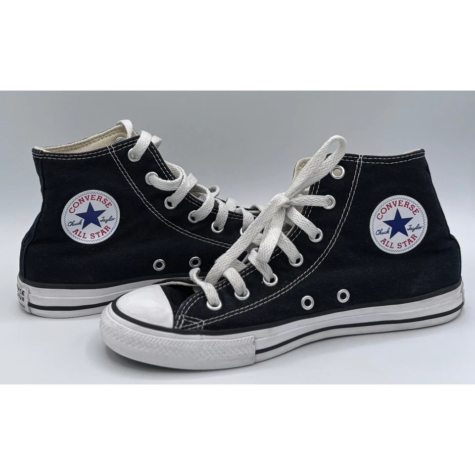 Converse Chuck Taylor All Star High Top Sneakers Youth Size 3 Black Classic - Image 1 of 4