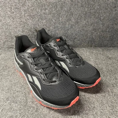 REEBOK Vizome Running Shoes Boys Size 7 Black/Orange/Grey - Image 1 of 4