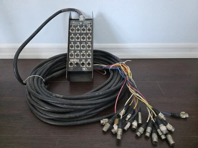 ProCo Helix Standard 20-Channel XLR Stage Box Snake (16) XLRM + (4) XLRF 100' - Image 1 of 4