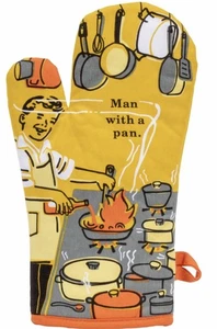 BlueQ Funny Oven Mitts in 36 Hilarious Styles Hangable Thermal Pot Holder Mitt - Picture 1 of 7