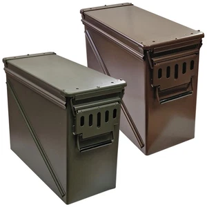British Army M548 Steel Ammo Storage Weatherproof Tool Airsoft Container New - Picture 1 of 9