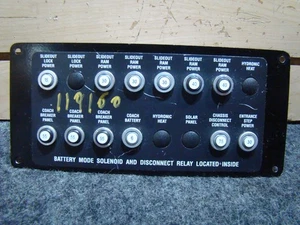 USED RV BATTERY MODE SOLENOID AND DISCONNECT RELAY BREAKER BOX - Picture 1 of 7