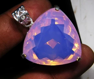 78,75 ct Feueropal orange blau natürlich 925 massiv Silber ANHÄNGER lose Edelstein - Bild 1 von 8