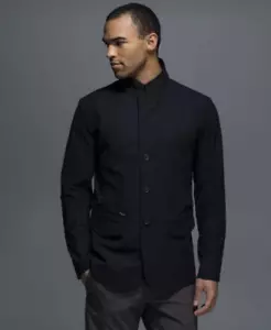 Giacca Lululemon Nera MWB Tech Warpstreme Elasticizzata Zip Blazer Tasche Preppy M - Foto 1 di 24