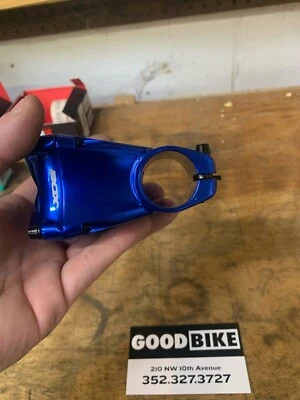 BOX Components Cusp MTB Bicycle Stem 35mm Clamp  x 55 mm Length blue NIB - Image 1 of 4