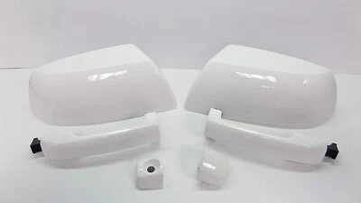 Kit de manija y cubierta de espejo retrovisor de 2 puertas genuino OEM Toyota Tundra Super White 040 Foto 1 de 4