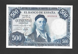 500 PESETAS 1954 SIN SERIE EBC - Imagen 1 de 2
