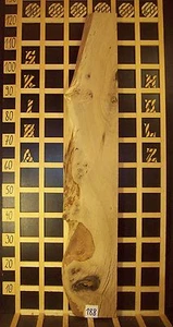 188 Eichenbrett Dekobrett Regalbrett Massiv 36mm x 13-21cm x 120cm - Bild 1 von 3