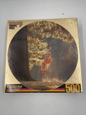 Rompecabezas Kodacolor 500 piezas 19 pulgadas de diámetro redondo "Swinging" completo #80 Foto 1 de 3