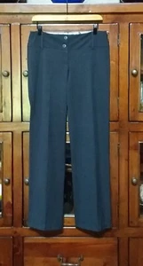 Pants Work Dress Corporate Dk Grey mid rise zip belt loops sz 8 VGC - Picture 1 of 6