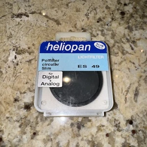 Heliopan Digital ES 49mm Circular Polarizer 2.5x Slim Filter EUC - Picture 1 of 1