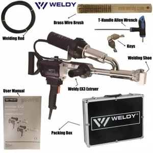 Kit de máquina de soldadura por extrusión de plástico portátil 220V EX2 EX3 Plus SELDADO 3400W - Imagen 1 de 40