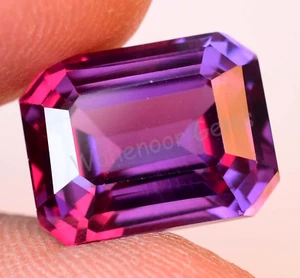 12.35 Ct Natural Color Change Alexandrite Emerald AGL Certified Loose Gemstone - Picture 1 of 6